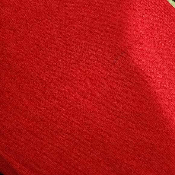 Vero Moda Sweater top Sz XL red long sleeve cozy A11 - Picture 4 of 5